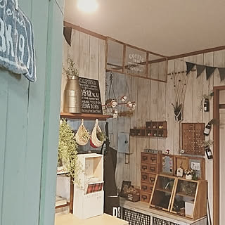 壁/天井/DIY/壁紙/しゃれとんしゃあ会/Instagram...などのインテリア実例 - 2017-11-08 09:07:37