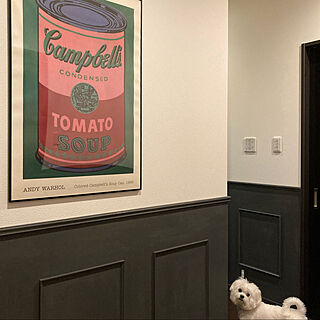 Andy Warhol/ポスター/キャンベルスープポスター/アンディ・ウォーホル/アンディウォーホル...などのインテリア実例 - 2020-11-10 19:06:03