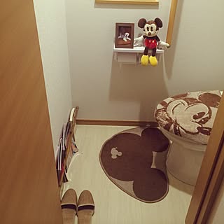 バス/トイレ/toilet /Mickey好きです(*ﾉωﾉ)ｷｬｯ/セリア/100均のインテリア実例 - 2015-11-11 20:41:38