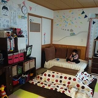 部屋全体/乳児育児中/いつもいいねありがとうございます！/親バカです/3COINS...などのインテリア実例 - 2015-11-02 13:39:49