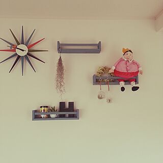 壁/天井/DIY/IKEAがいっぱい/雑貨/多肉植物のインテリア実例 - 2016-02-08 09:50:53