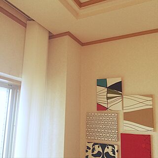 壁/天井/北欧ファブリック/DIY/一人暮らし/縦型ブラインドのインテリア実例 - 2016-07-05 02:19:38