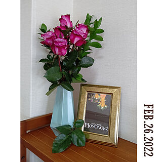 部屋全体/花のある暮らし/IKEA/花瓶/花瓶のお花...などのインテリア実例 - 2022-02-26 19:45:26