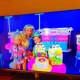 リビング/barbie/TV/カラフルのインテリア実例 - 2014-03-25 17:37:32