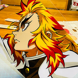 アクリル絵の具 煉獄さんのインテリア実例 Roomclip ルームクリップ