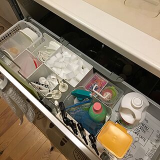 キッチン/skitto/収納DIY /カインズ/シンク下収納のインテリア実例 - 2017-06-10 23:51:27