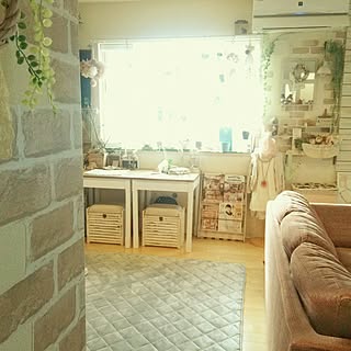 部屋全体/salut!/窓辺/カフェ風インテリアを目指して/おはようございます♡...などのインテリア実例 - 2017-02-19 09:34:20