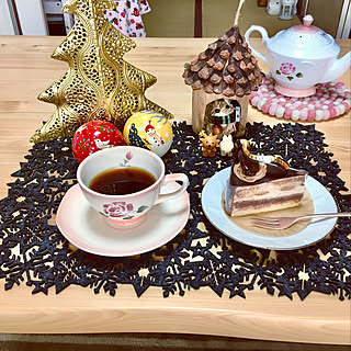 11月クリスマス/ミッフィーちゃん♡/マロンチョコケーキ/マニーローズ♡/スタジオクリップ...などのインテリア実例 - 2021-11-09 08:32:18