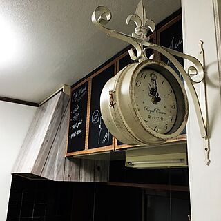 キッチン/壁時計/ディアウォールのインテリア実例 - 2016-03-02 11:31:39