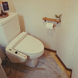 バス/トイレ/大失敗/トイレ床/途中、お見苦くゴメンなさいのインテリア実例 - 2014-10-09 12:54:11