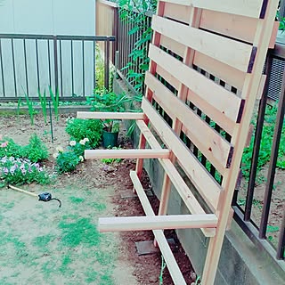 Diy フラワースタンドのインテリア 手作りの実例 Roomclip ルームクリップ