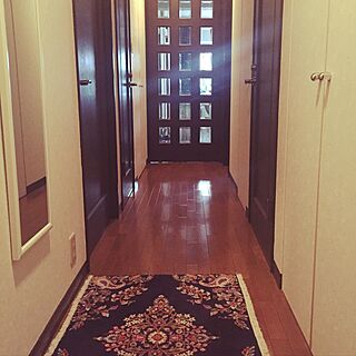 玄関/入り口/ニトリ/ペルシャ絨毯のインテリア実例 - 2017-01-04 16:14:34