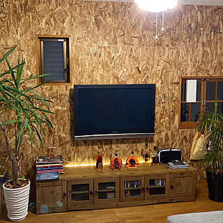 OSB合板/DIY/ハンドメイド/観葉植物/部屋全体のインテリア実例 - 2021-05-06 07:43:44