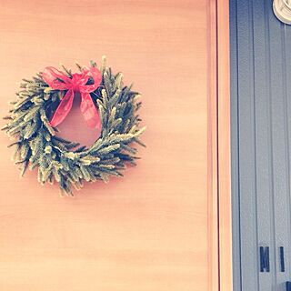 玄関/入り口/湘南/クリスマス/Christmas/IKEA...などのインテリア実例 - 2014-11-10 19:11:19