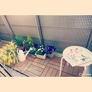 RoomClipStyle vol.2/ベランダ/IKEA/ニトリ/花のある風景...などのインテリア実例 - 2015-03-31 22:31:14