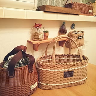 エコクラフト エコクラフトバッグのおしゃれなアレンジ 飾り方のインテリア実例 Roomclip ルームクリップ