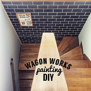 玄関/入り口/ペンキ塗り/ブログ更新しました♡/インスタwagonworksでやってます/DIY...などのインテリア実例 - 2015-12-03 07:49:07