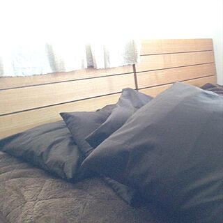 ベッド周り/ブログ更新しました♪/ベッド/寝室/枕カバー手作り...などのインテリア実例 - 2016-12-07 10:01:08
