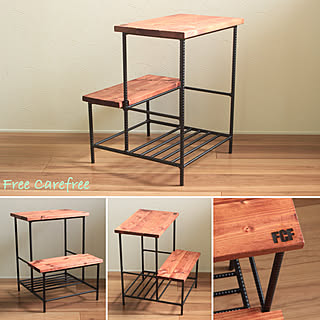 DIy 棚 鉄筋 ハンドメイド 男前インテリア 棚 収納 ラック キャンプ