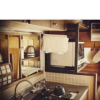 キッチン/DIY/たなDIY/暮らしを見直す/洗い物かご収納...などのインテリア実例 - 2016-02-02 13:19:54