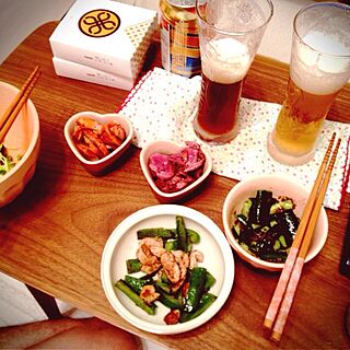 キッチン/ビール/おつまみ/晩酌/食器のインテリア実例 - 2013-07-01 20:12:46