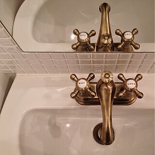 バス/トイレ/洗面室/水栓/真鍮のインテリア実例 - 2012-12-19 20:30:11