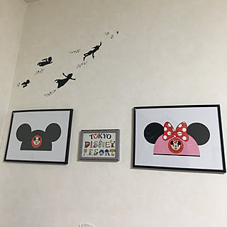ポストカード ディズニーのおしゃれなインテリア 部屋 家具の実例 Roomclip ルームクリップ