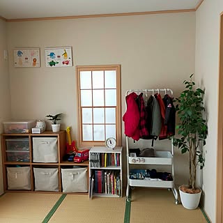 部屋全体/建売住宅/和室/収納見直し/無印良品...などのインテリア実例 - 2024-02-07 12:01:49