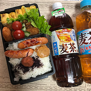 毎日弁当！！休みありがたい(*'▽'*)/きっかけはRoomClip♡/みなさんの素敵なお部屋憧れます/みなさんとの出会いに感謝♡/麦茶- ̗̀( ˶^ᵕ'˶)b...などのインテリア実例 - 2023-06-20 09:57:44