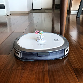 ロボット掃除機/DEEBOT OZMO SLIM 10/ECOVACS/掃除機/リビング...などのインテリア実例 - 2021-02-22 06:59:29