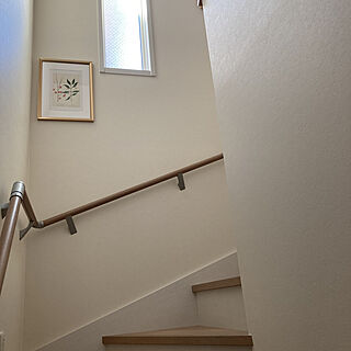 ボタニカルアート/階段の壁/すっきりとした暮らし/ものの少ない暮らし/壁/天井...などのインテリア実例 - 2022-01-18 12:33:59