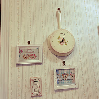 imane ♡ ダイアナローズ フライパン時計♡ イマン ダイアナローズ