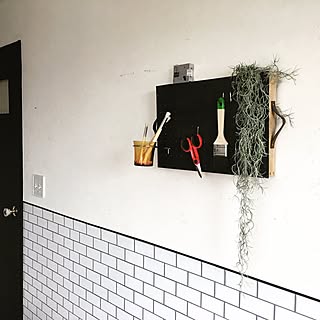 壁/天井/インスタ→kyosuenaga/有孔ボード/ペグボードのカフェトレイ/OUTLET CHEERS...などのインテリア実例 - 2017-01-24 14:12:50