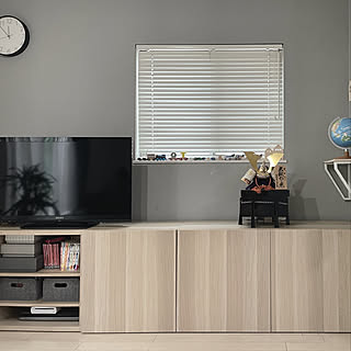 TVボード/IKEA/ブラインド 木製/リビング/北欧...などのインテリア実例 - 2021-05-05 12:55:59