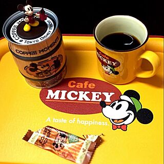 ミッキーマウス/トレー/コーヒーカップ/コーヒー/カフェ...などのインテリア実例 - 2015-12-07 20:19:51