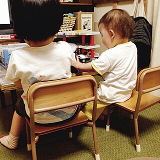 机/お姉ちゃん/ちーぼー/幼稚園椅子のインテリア実例 - 2014-06-21 20:55:44