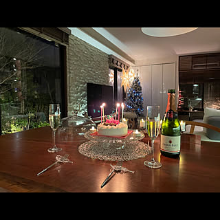 クリスマスケーキ/クリスマス/RoomClipショッピング/木製ブラインド/クリスマスツリー...などのインテリア実例 - 2021-12-26 06:51:56