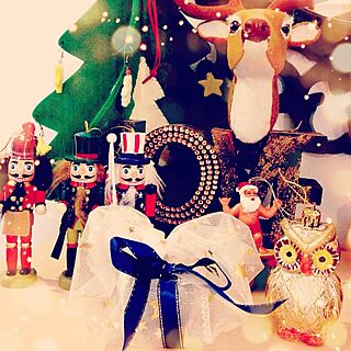 棚/サプライズ/クリスマス/クリスマスプレゼント/くるみ割り人形...などのインテリア実例 - 2014-12-30 00:02:24