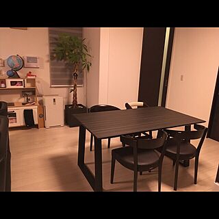 部屋全体/カリモクダイニングテーブル/照明/IKEAのインテリア実例 - 2017-02-18 06:41:06