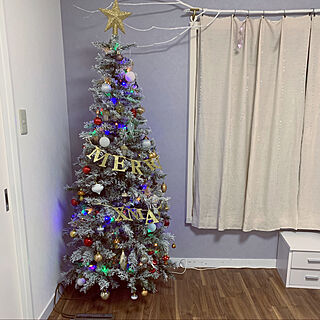 クリスマスツリー180cm/クリスマスツリー/ニトリ/リノベーション/こどもと暮らす...などのインテリア実例 - 2020-11-13 18:38:48