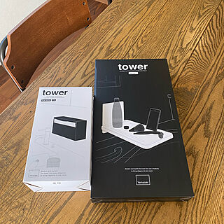 お風呂グッズ/towerペーパータオルホルダー/towerマグネット式バスルームトレイ/towerシリーズ/RoomClipショッピング...などのインテリア実例 - 2022-01-15 11:42:38