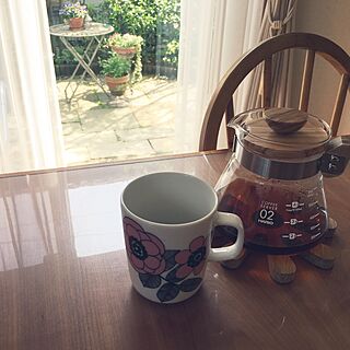 机/コーヒー/お茶の時間/marimekko/窓辺のインテリア実例 - 2016-04-08 14:34:09