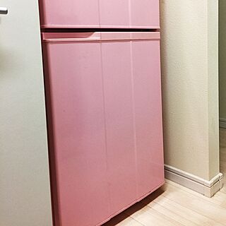 キッチン/ピンクの冷蔵庫のインテリア実例 - 2017-03-30 18:15:34
