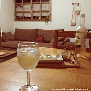 リビング/チーズ/ワイン/アルコールのインテリア実例 - 2013-03-24 00:27:53