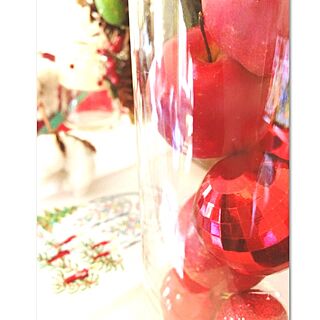 机/クリスマス/姫りんご/びん/クリスマスディスプレイ...などのインテリア実例 - 2013-12-07 13:16:00