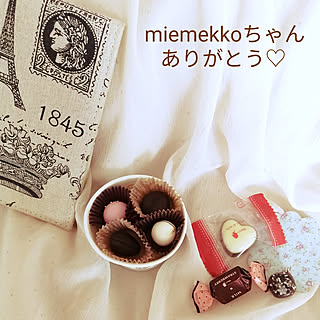 ベッド周り/バレンタインのプレゼント♡/ありがとう♡/大切にするね♡/miemekko ちゃんの作品♡...などのインテリア実例 - 2020-02-04 16:23:26