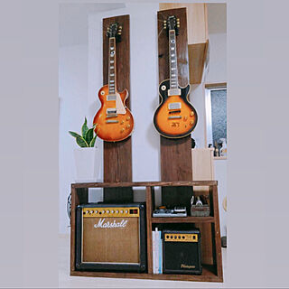ギターラック/ギターラックDIY/DIY/棚のインテリア実例 - 2020-03-01 01:36:13