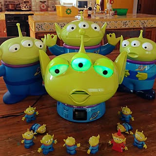 フィギュア リトルグリーンメンのおしゃれなアレンジ 飾り方のインテリア実例 Roomclip ルームクリップ