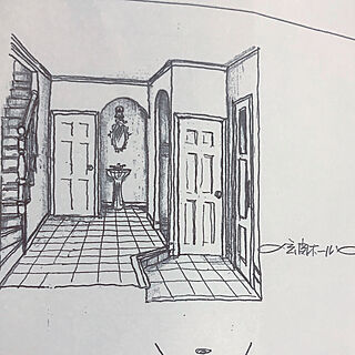玄関/入り口のインテリア実例 - 2021-03-29 13:22:09