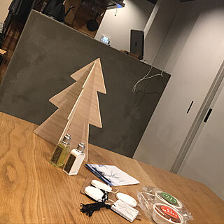 机/クリスマスツリー/mamyu ちゃんからの素敵便のインテリア実例 - 2018-11-22 22:55:49